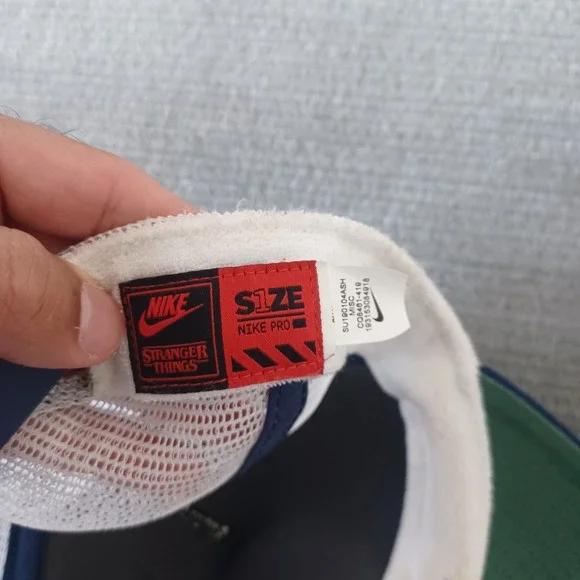 Stranger Things x Nike Hawkins High School Trucker Style Baseball Hat Adjustable - Picture 5 of 7